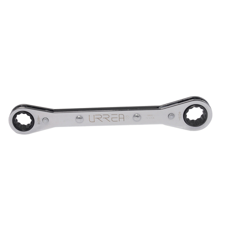 URREA 12-Point Flat Ratcheting Box-End Wrench, 3/8" X 7/16" opening size. 1192